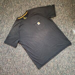 Carhartt Force Relaxed Fit Pocket T-Shirt Mens Large Charcoal Gray Short Sleeve